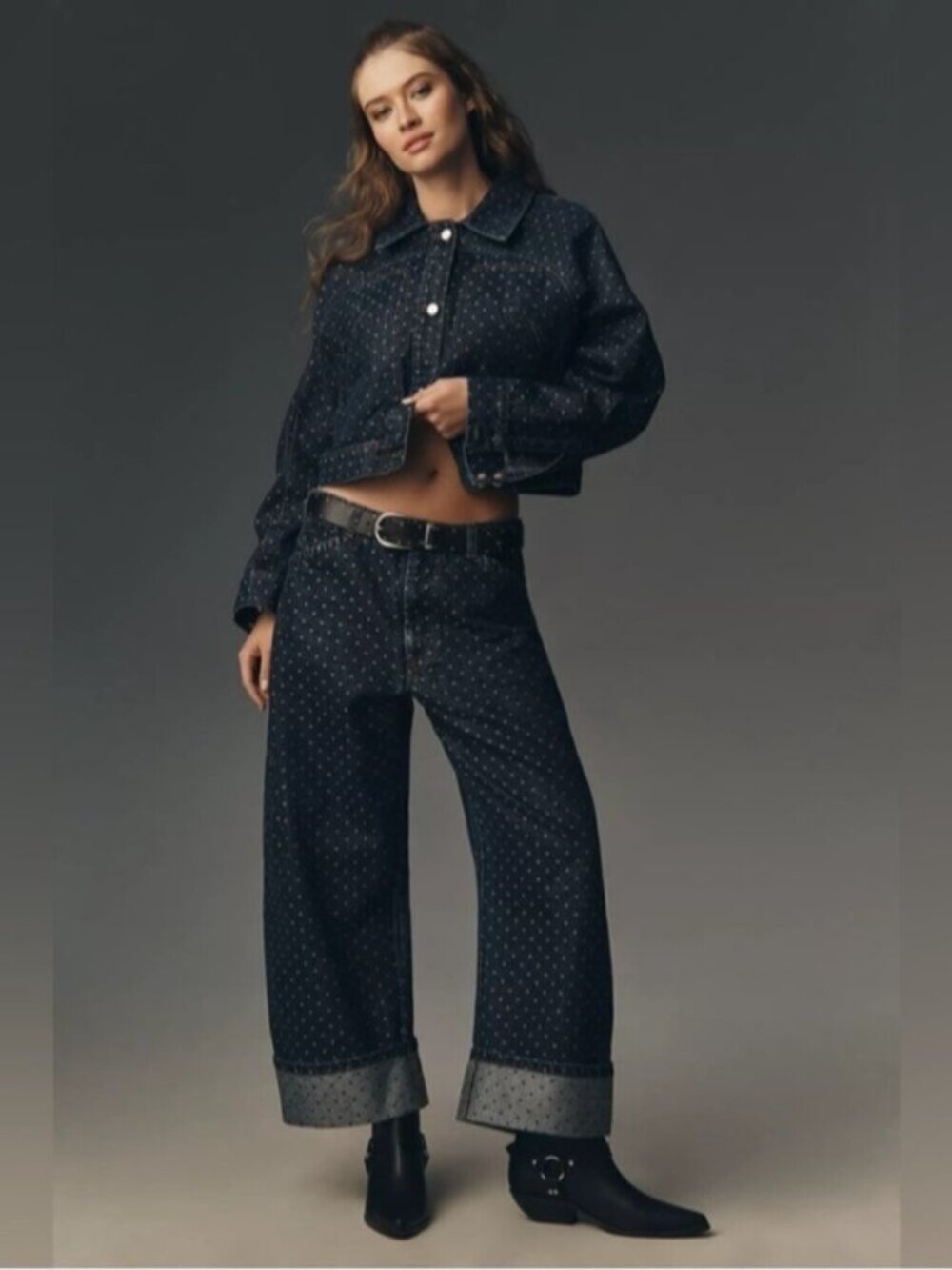NWT Size 30- The Kayden Carpenter High Rise Barrel Jeans by Pilcro (NWT US$168) - Picture 9 of 16